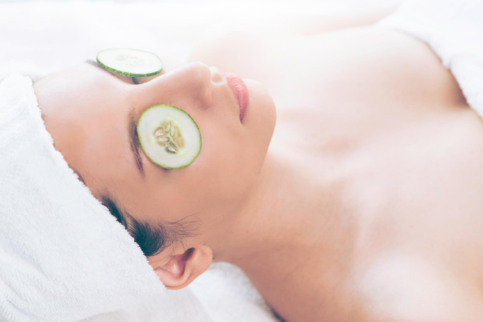 usw Cucumber for glowy skin naturally at home