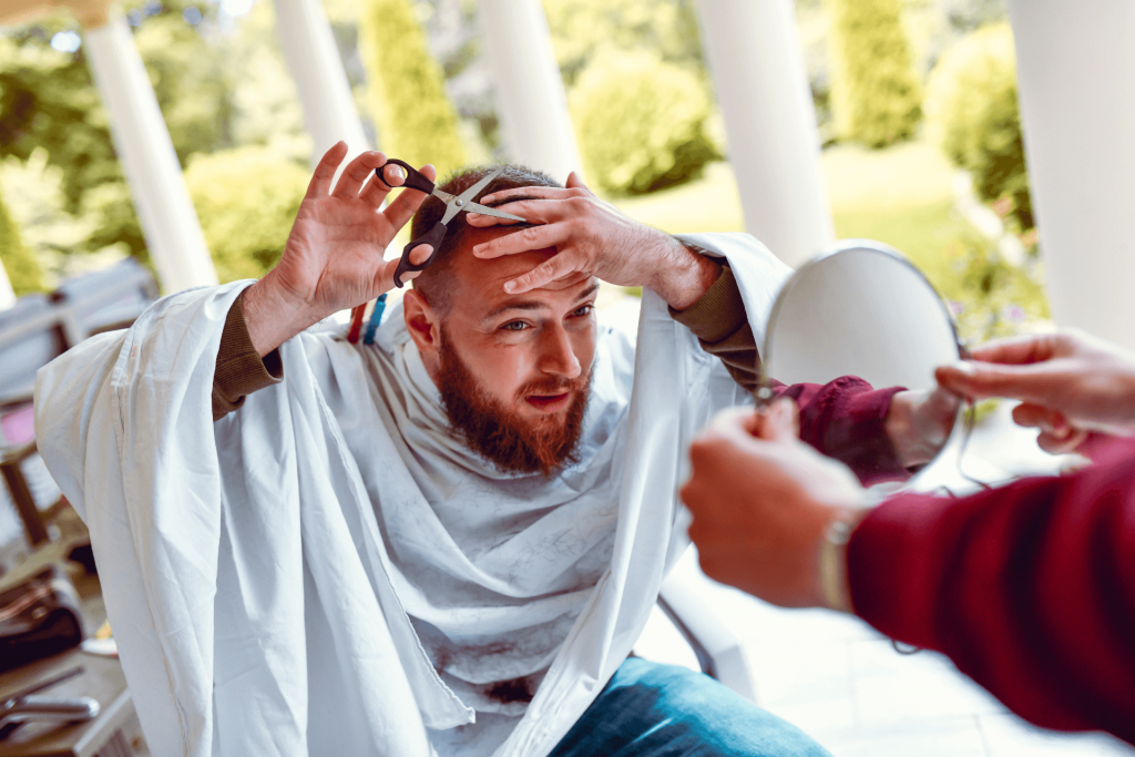 How to cut your own hair men